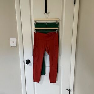 Bundle lululemon Fast and Free High Rise 25”. Size 8.